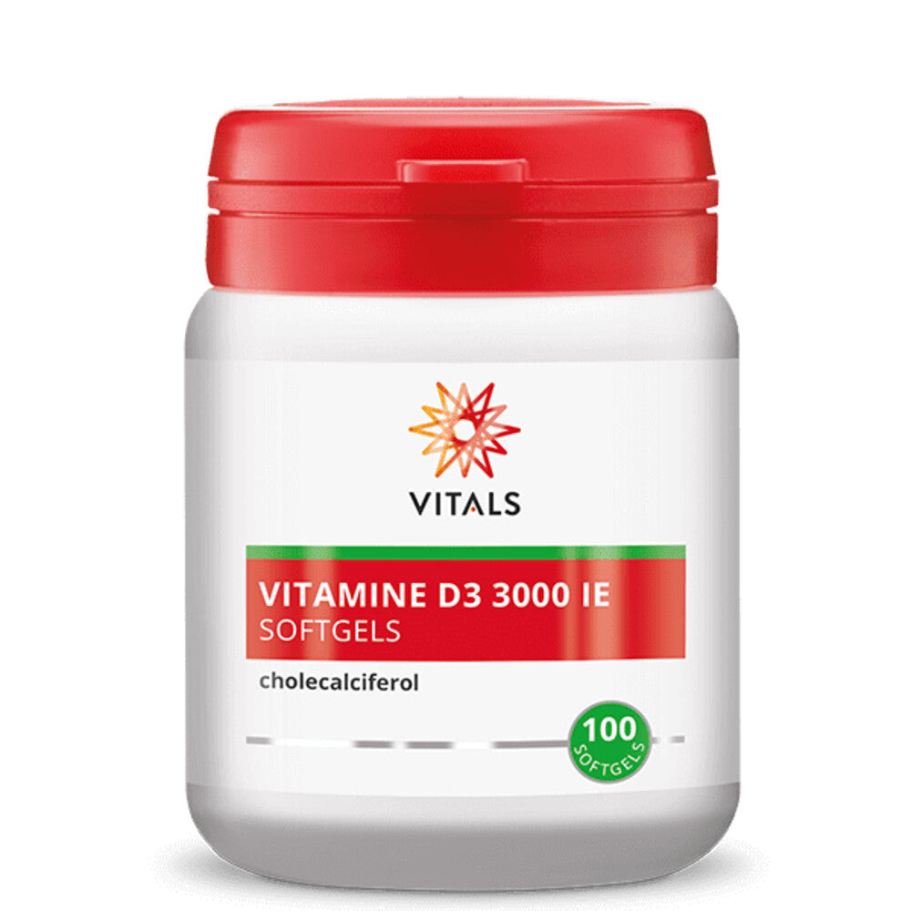 Vitals - Vitamine D3 3000 IE 100 Softgels